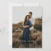 Invitation Minimalist Simple Beige Wedding (Dos)