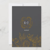 Invitation Minimalist Simple Floral Elegant Wedding (Dos)