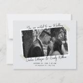 Invitation Minimalist simple wedding  (Devant)