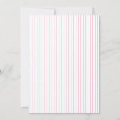 Invitation Minimalist Swan and Pink Bow Girls Birthday Party (Dos)