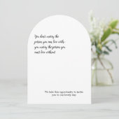 Invitation Minimaliste (Debout devant)