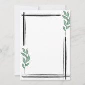 Invitation Minimaliste (Devant)