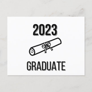 invitation minimaliste à la graduation