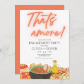 Invitation Minimaliste, c'est l'amour engagement (Devant / Derrière)