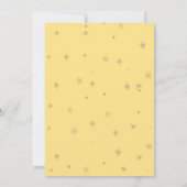 Invitation minimaliste de 2e anniversaire avec bal (Dos)