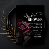 Invitation minimaliste de douche nuptiale Élégante
