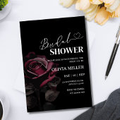 Invitation minimaliste de douche nuptiale Élégante
