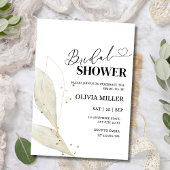 Invitation minimaliste de douche nuptiale Moderne 