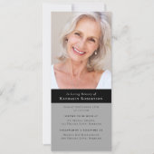 Invitation minimaliste de photos contemporaines (Devant)