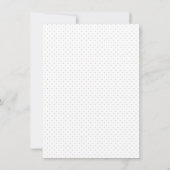 Invitation Minimaliste – Design Élégant à Points (Dos)