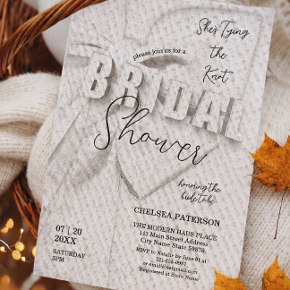 Invitation Minimaliste Élégant Rétro Mariage Blanc avec Nœud