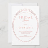 Invitation minimaliste élégante (Devant)