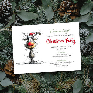 Invitation minimaliste et originale pour une fête 