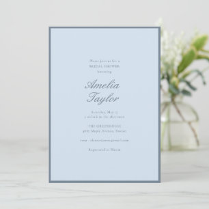 Invitation Minimaliste Fête de Mariage Classique Écriture Dou