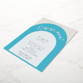 Invitation minimaliste Fiançailles Foil (Rotation)