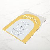 Invitation minimaliste Fiançailles Foil (Rotation)