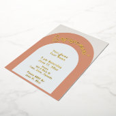 Invitation minimaliste Fiançailles Foil (Rotation)