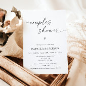 Invitation minimaliste Mariage Couples Douche