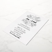 Invitation minimaliste Mariage Foil (Rotation)