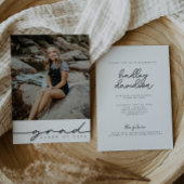 Invitation minimaliste moderne