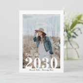 Invitation minimaliste moderne (Debout devant)