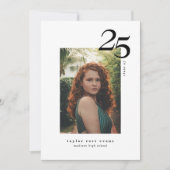 Invitation Minimaliste moderne 2023 | Diplôme photo (Devant)