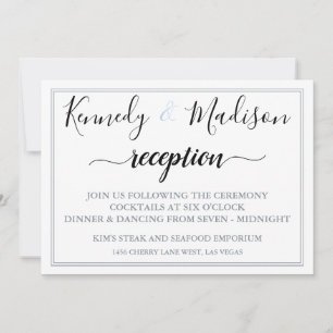 Invitation ✨ minimaliste moderne 💍 Accueil Mariage élégant