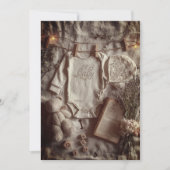 Invitation Minimaliste & Moderne Paillette | Neutre Douce (Devant)