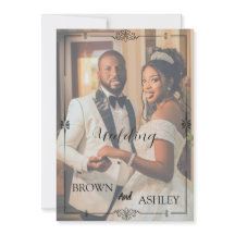 Minimaliste Moderne Photo Mariage | Élégant Modifi