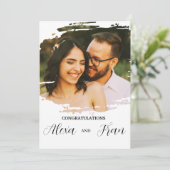 Invitation Minimaliste Moderne Simple (Debout devant)