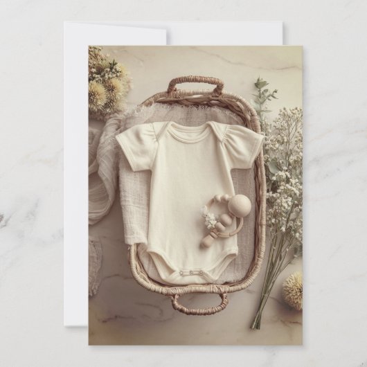 Invitation Minimaliste & Moderne Sprinkle | Simple & Sucré (Devant)