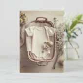 Invitation Minimaliste & Moderne Sprinkle | Simple & Sucré (Debout devant)