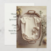 Invitation Minimaliste & Moderne Sprinkle | Simple & Sucré (Devant / Derrière)