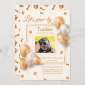 Invitation minimaliste pour l'anniversaire de votr (Devant / Derrière)