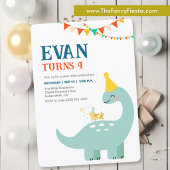 Invitation minimaliste pour l'anniversaire des gar