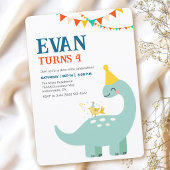 Invitation minimaliste pour l'anniversaire des gar