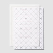 Invitation minimaliste rose sophistiquée (Décalage (Invitation))