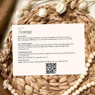 Invitation Minimaliste rouille brûlé mariage en terre cuite o