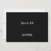 Invitation Minimaliste Serez-Vous Ma Meilleure Proposition No (Dos)