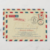 Invitation Minnesota et New York | Fête des mariées (Devant / Derrière)