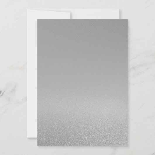 Invitation Mint Aquarelle Coeur Réception de mariage (Dos)