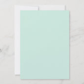 Invitation Mint Green Atmospheric Spring Wedding (Dos)