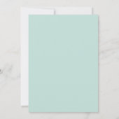 Invitation Mint Green Dazzling Spring Wedding (Dos)