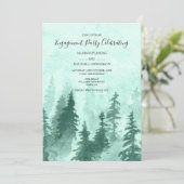 Invitation Mint Green Forest (Debout devant)