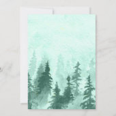 Invitation Mint Green Forest (Dos)