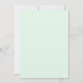 Invitation Mint Green Picturesque Spring Wedding (Dos)