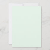 Invitation Mint Green Whimsical Spring Wedding (Dos)