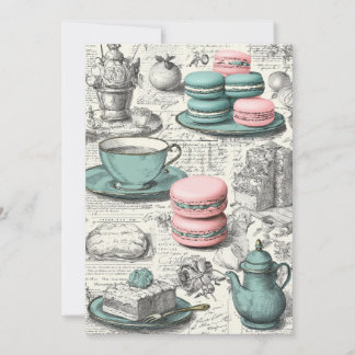 Invitation Mint & Macarons | Pastel Delight
