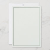 Invitation Mint watercolor botanical greenery Save The Date (Dos)