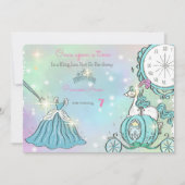 Invitation Minuit brillant d'argent mignon Anniversaire (Devant)